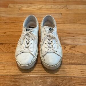 Golden Goose All White Sneakers